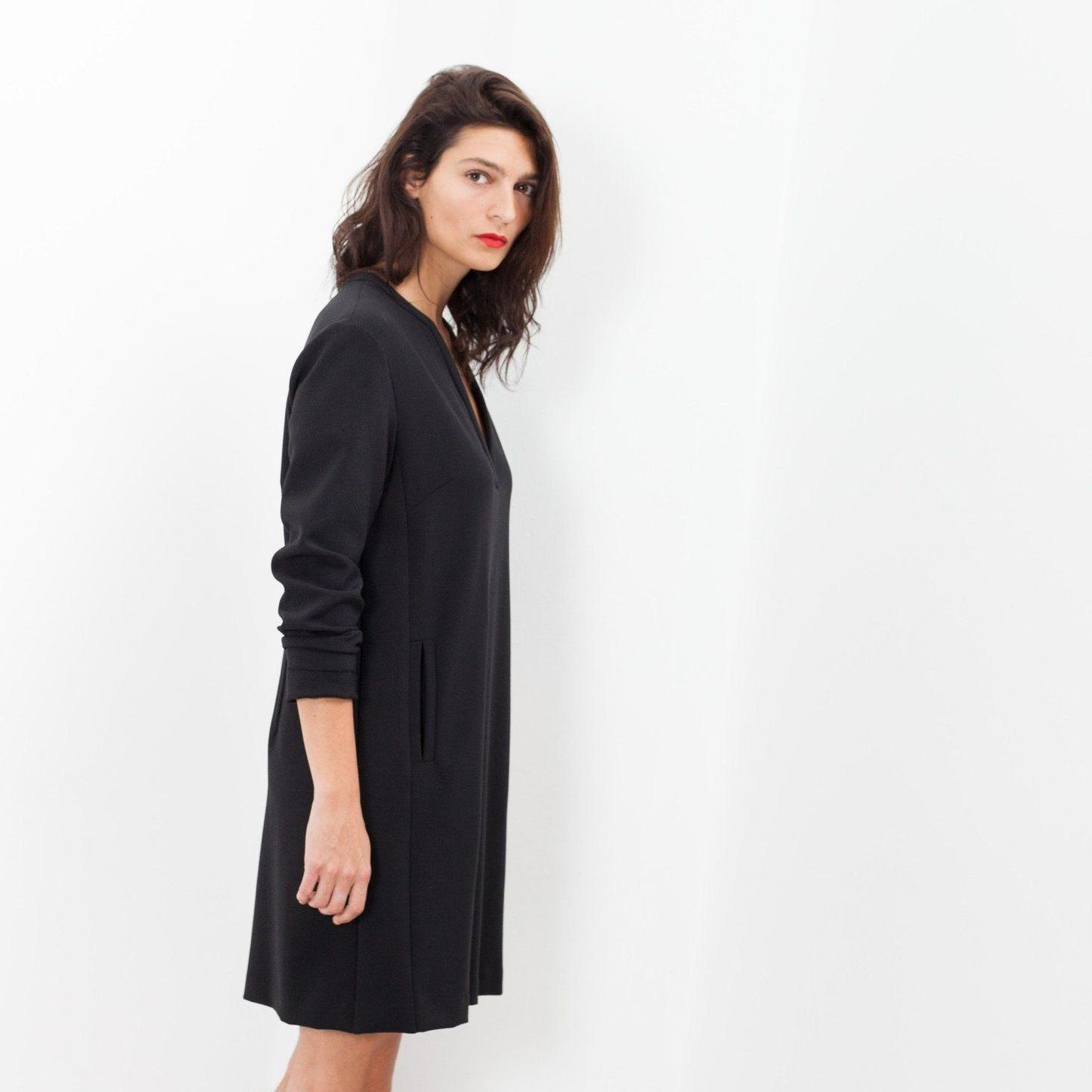A-Line Pocket Shift in Black